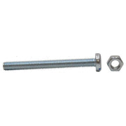 M5 x 50mm Machine Screws & Nuts - Zinc Plated - (100)