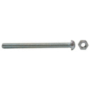 M5 x 75mm Machine Screws & Nuts - Zinc Plated - (100)