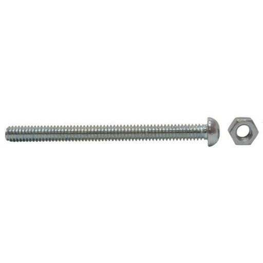 M5 x 75mm Machine Screws & Nuts - Zinc Plated - (100)