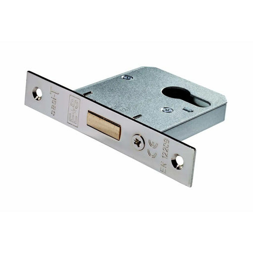 76Mm Dead Lock - Euro - Square - Nickel Plated
