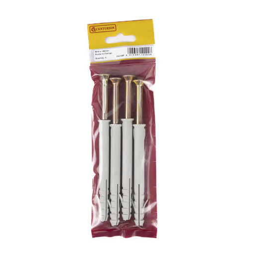 M10 x 100mm Screw In Frame Fixings  (Pack of 4) - Pack of 5
