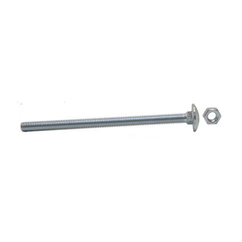 M6 x 75mm ZP Small Carriage Bolts & Nuts  (200)