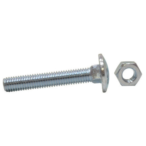 M8 x 50mm ZP Small Carriage Bolts & Nuts  (200)