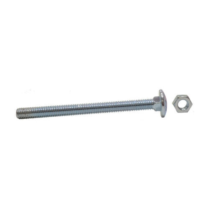 M8 x 150mm ZP Small Carriage Bolts & Nuts  (100)