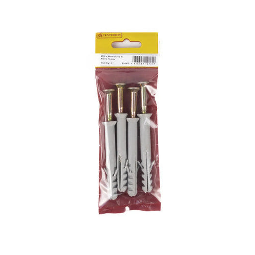 M10 x 80mm Screw In Frame Fixings  (Pack of 4) - Pack of 5
