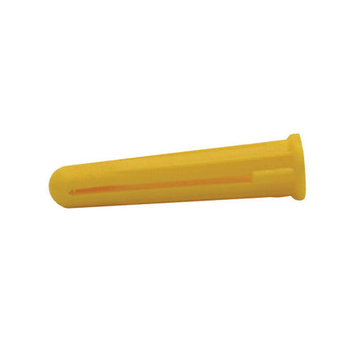 Screw Size 4-6 Drill 5/5.5mm Yellow 'Redi' Plugs (box of 100) - Min Order 6