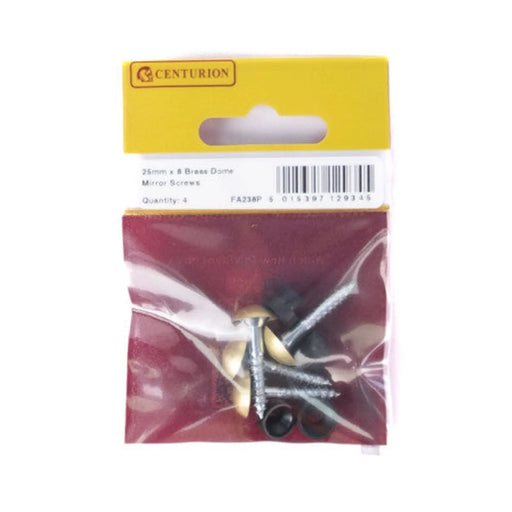 25mm x 8 EB Dome Mirror Screws (Pack of 4) - Pack of 5