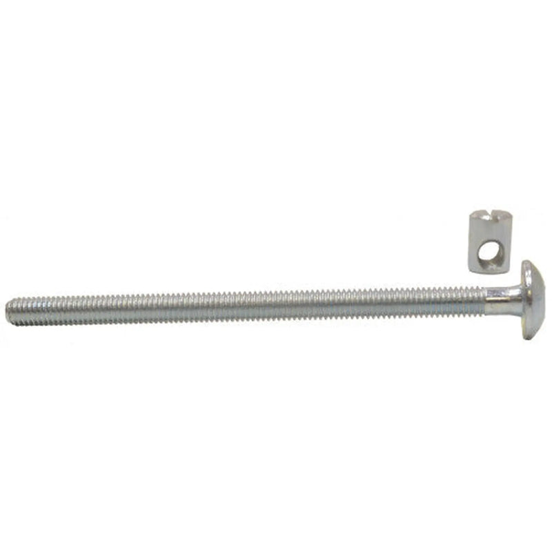 M6 x 100mm Furniture Bolts & Nuts  (50)