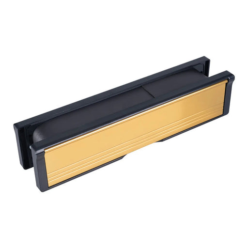 Gold Anodised Intumescent Letterbox 12 Inch - Gold