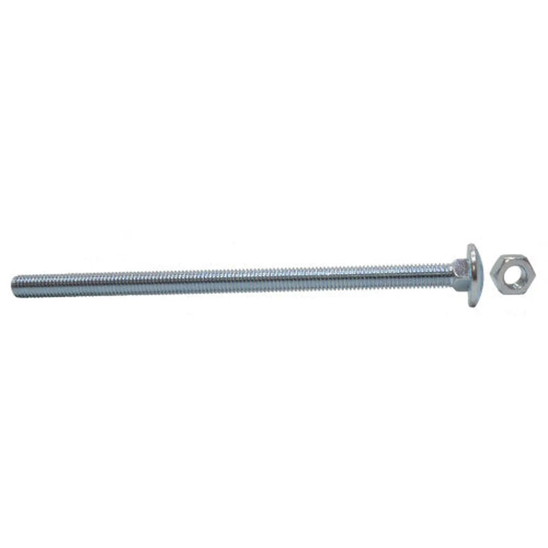 M6 x 150mm ZP Small Carriage Bolts & Nuts   (100)