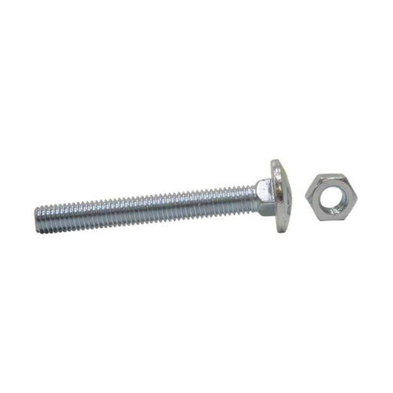 M8 x 75mm ZP Small Carriage Bolts & Nuts   (200)