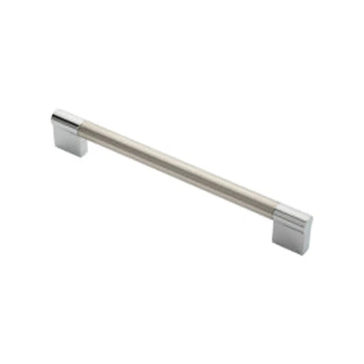 13Mm Keyhole Handle 192Mm C/C - Satin Nickel/Polished Chrome 192 ( 204 )