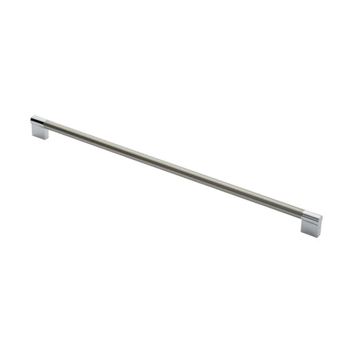 13Mm Keyhole Handle 448Mm C/C - Satin Nickel/Polished Chrome 448 ( 460 )