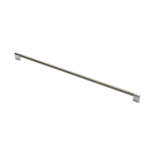 13Mm Keyhole Handle 576Mm C/C - Satin Nickel/Polished Chrome 576 ( 588 )