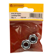 M10 ZP Nylon Locking Nuts  (Pack of 2) - Pack of 5