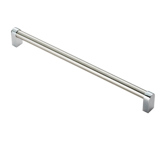 Bauhaus Handle 320Mm C/C - Satin Nickel/Polished Chrome 320 ( 336 )