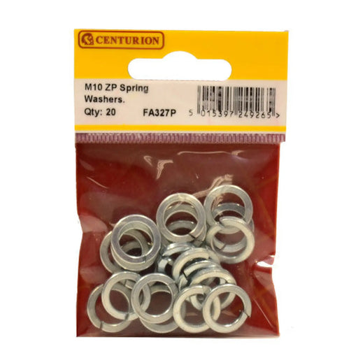 M10 ZP Spring Washer (Pack of 20) - Pack of 5