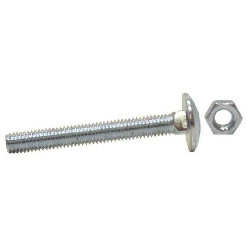 M6 x 40mm ZP Small Carriage Bolts & Nuts  (200)