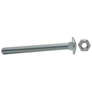 M10 x 100mm ZP Small Carriage Bolts & Nuts  (100)