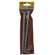 M10 x 180mm ZP Small Carriage Bolts & Nuts (Pack of 2) - Pack of 5