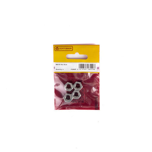 M8 SS Hex Nuts (Pack of 4) - Pack of 5