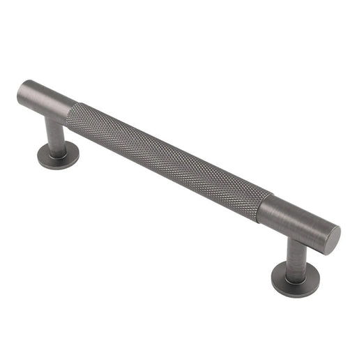 Knurled Cabinet Pull Handle 128Mm C/C - Anthracite