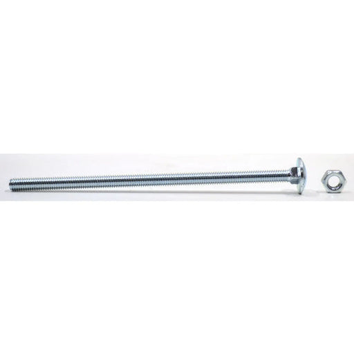 M6 x 130mm ZP Cup Sq Hex Carriage Bolts & Nuts - Pack of 100