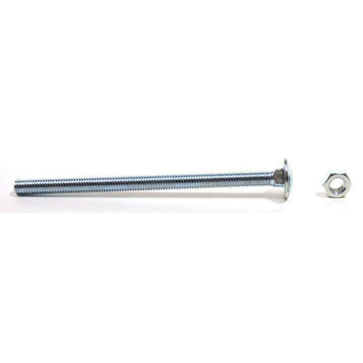 M8 x 130mm ZP Cup Sq Hex Carriage Bolts & Nuts - Pack of 50