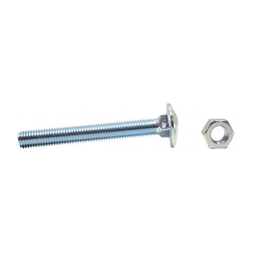 M12 x 50mm ZP Small Carriage Bolts & Nuts  (50)