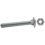 M12 x 75mm ZP Small Carriage Bolts & Nuts (Packs of 2) - Pack of 5