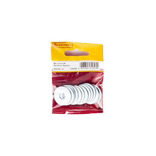 M8 x 25mm ZP Flat Repair Washers (Packs of 12) - Pack of 5
