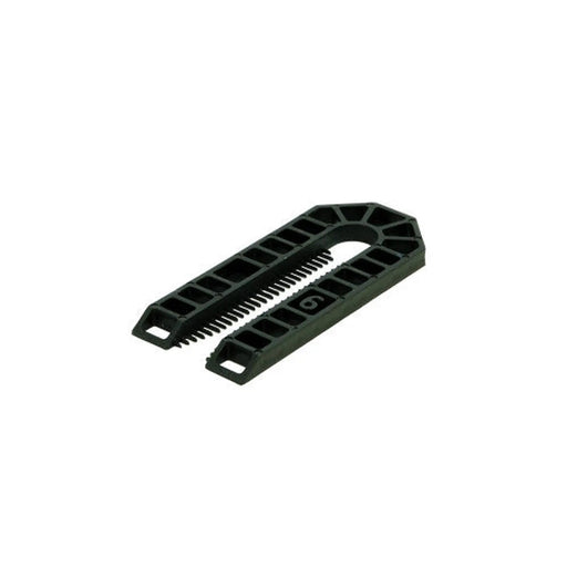 6mm x 43mm x 100mm Black Standard 'U' Shim  (500)