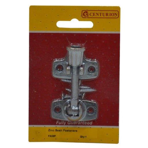 58mm ZP Die Cast Sash Window Fastener Screw Type - Pack of 5