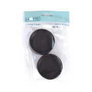 60mm Brown Castor Cups (Pack of 4) - Pack of 5