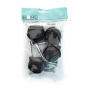 40mm Twin Wheel Peg Fix Castors (Pack of 4) - Pack of 5