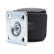 40mm Twin Wheel Plate Fix Castors - Pack of 5