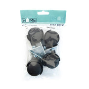 40mm Twin Wheel Plate Fix Castors  (Pack of 4) - Pack of 5