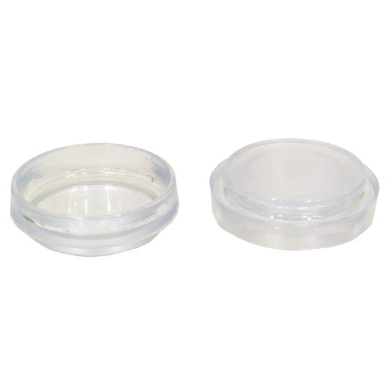 60mm Clear Castor Cups - Pack of 50