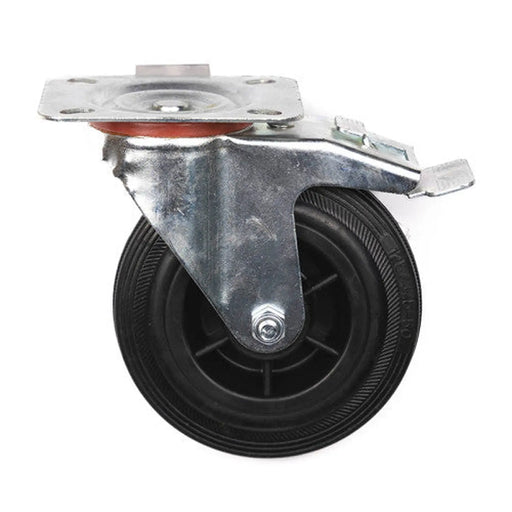 125mm Rubber Swivel with Brake Castor (9022125)