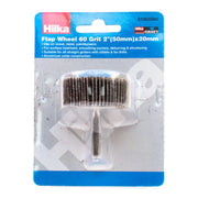 Hilka Flap Wheel 60 Grit (50mm) x 20mm - Pack of 5