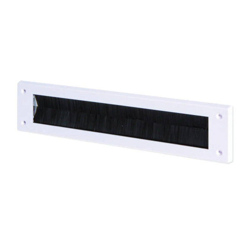 Warmseal Letterbox Draught Excluder, White, 43mm x 275mm Opening - Pack of 5