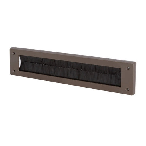 Warmseal Letterbox Draught Excluder, Brown, 43mm x 275mm Opening - Pack of 5