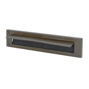 Warmseal Letterbox Draught Excluder With Flap, Brown, 43mm x 275mm - Pack of 5