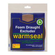 Warmseal Extra Wide PVC Foam Draught Excluder, Brown, 5m - Pack of 5