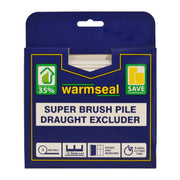 Warmseal Super Brush Pile, White, 5m - Pack of 5