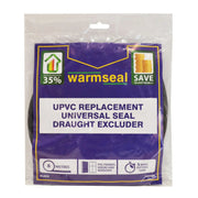 Warmseal uPVC Universal Seal, Black, 6m - Pack of 5