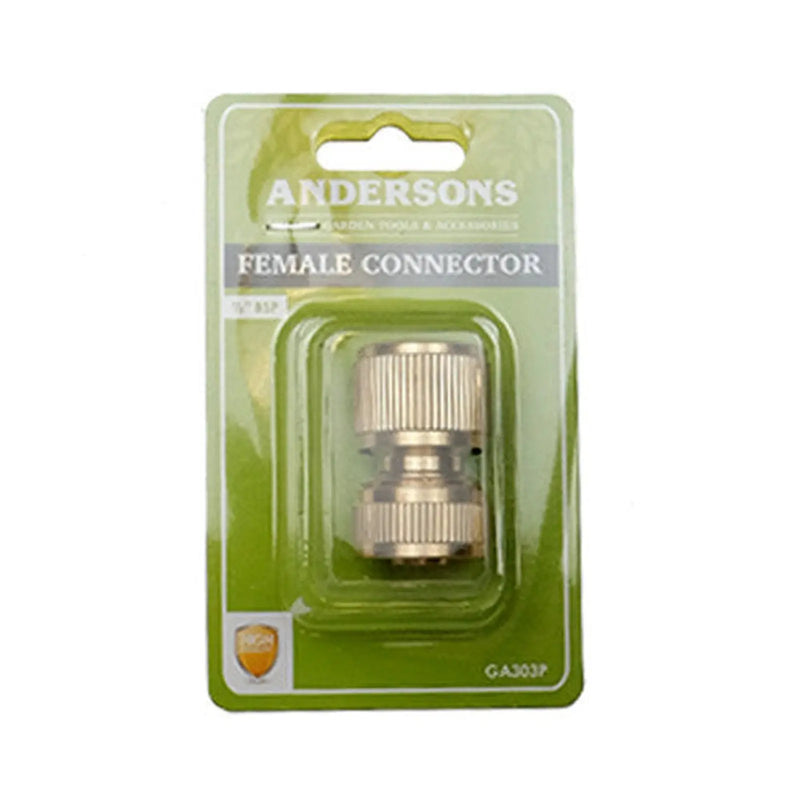 Brass Female Quick Fix Connector, 1/2" BSP - Pack of 5