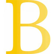 51mm Gold Traditional Oldstyle Font Vinyl Letter B - Pack of 10