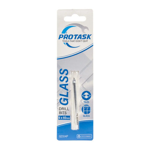 ProTask Tile & Glass Drill Bit 6mm x 60mm - Pack of 5
