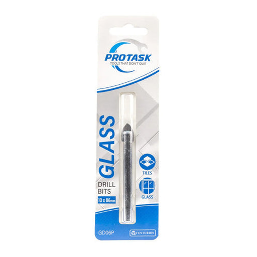ProTask Tile & Glass Drill Bit 10mm x 86mm - Pack of 5